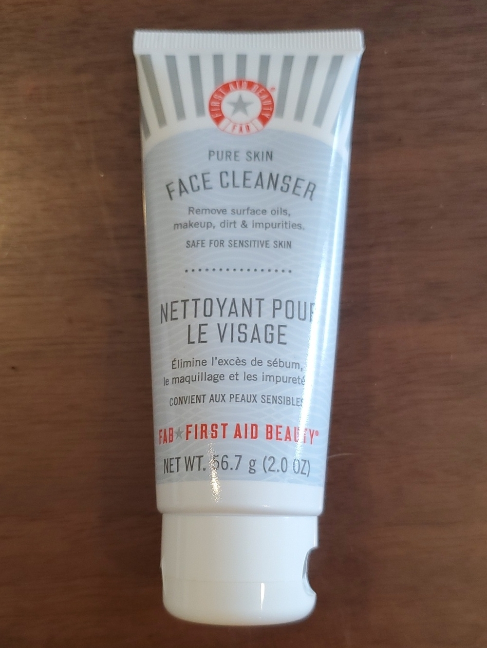 First Aid Beauty Pure Skin Face Cleanser 2.0 oz